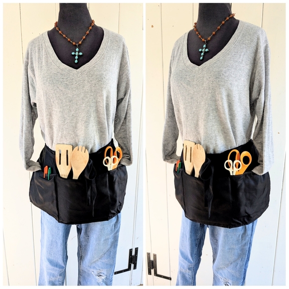 🎄5/$5 FRIDAY Multi Purpose Cobblers Apron One Size NWOT - Picture 2 of 10